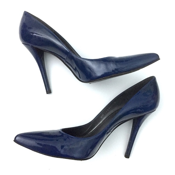 Stuart Weitzman Shoes - Stuart Weitzman Patent Leather Pointed-Toe Pumps